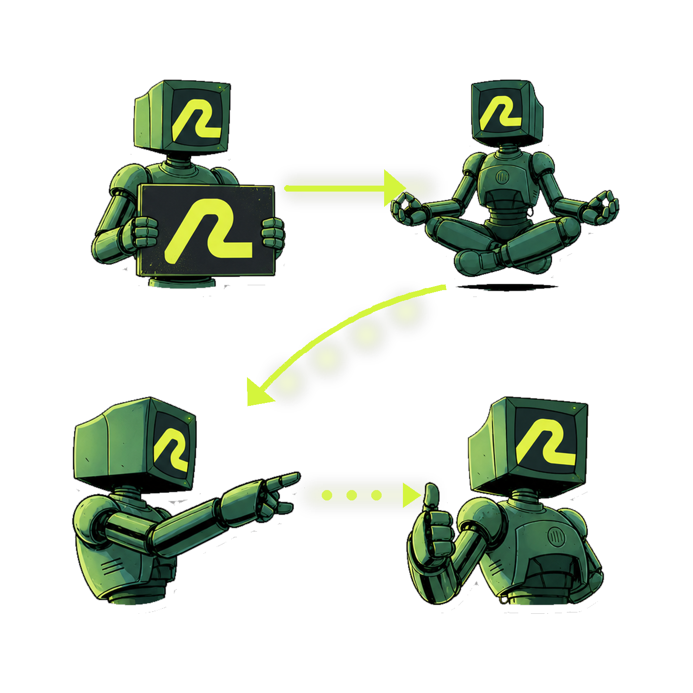 AI Workflow Automation Mascot