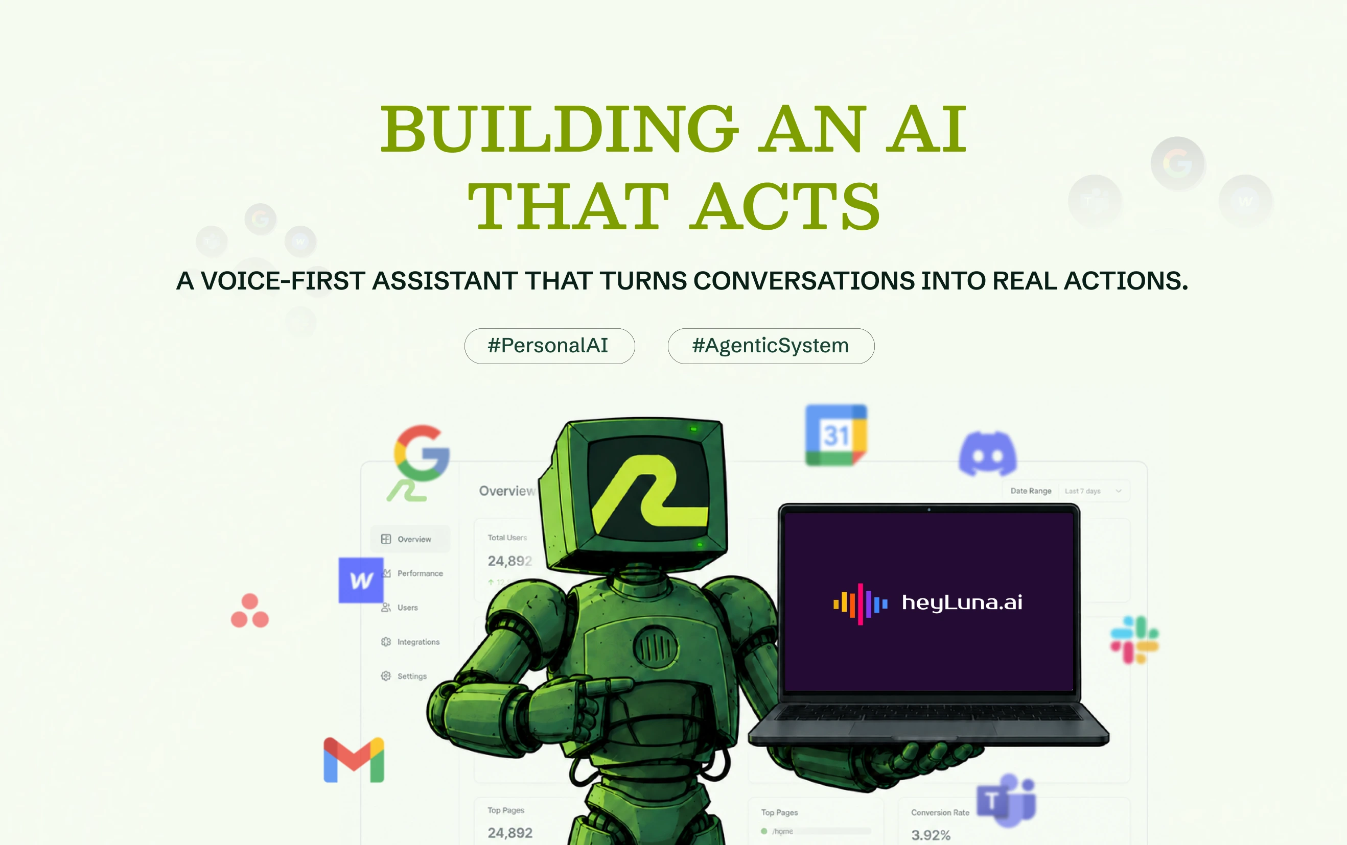 HeyLuna: A Personal AI Assistant That Takes Action