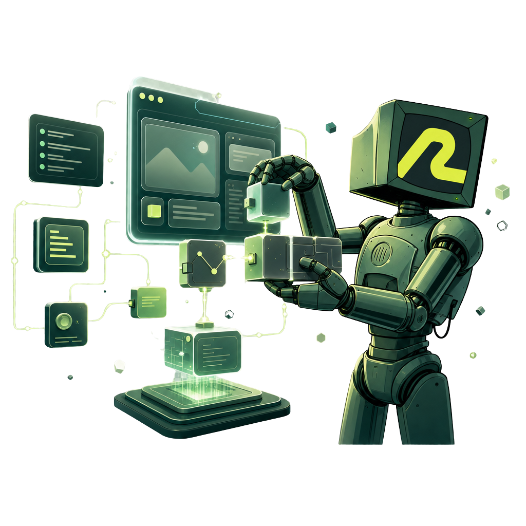 AI MVP Development Mascot