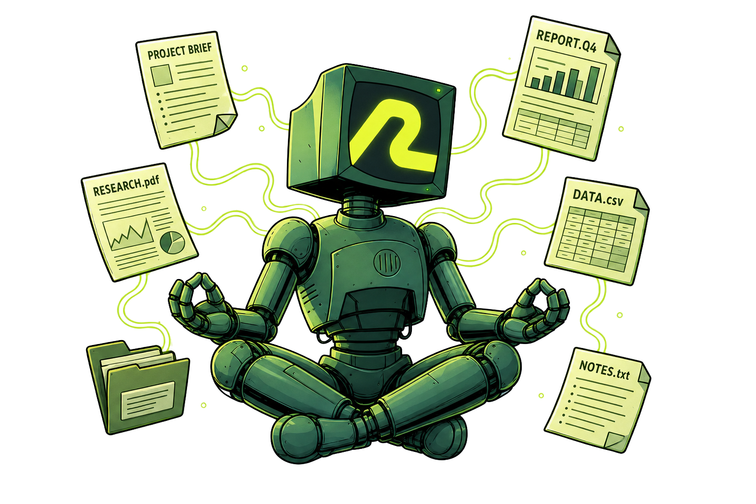 NLP & RAG Mascot
