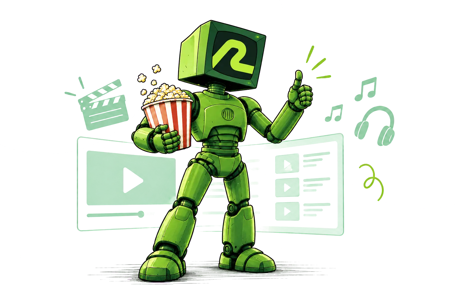 AI Solutions for Media & Entertainment Mascot