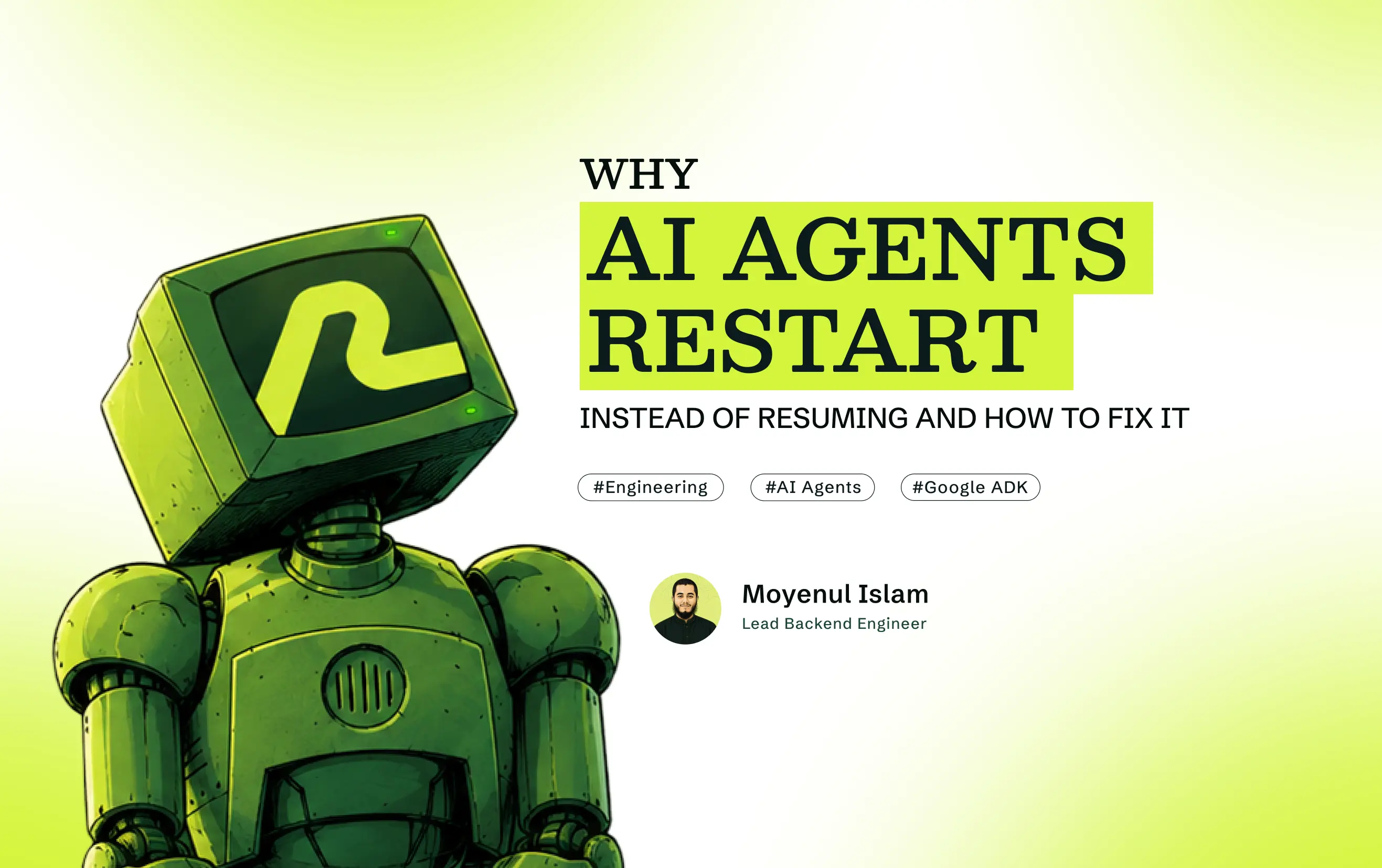 Why AI Agents Restart Instead of Resuming (And How to Fix It)