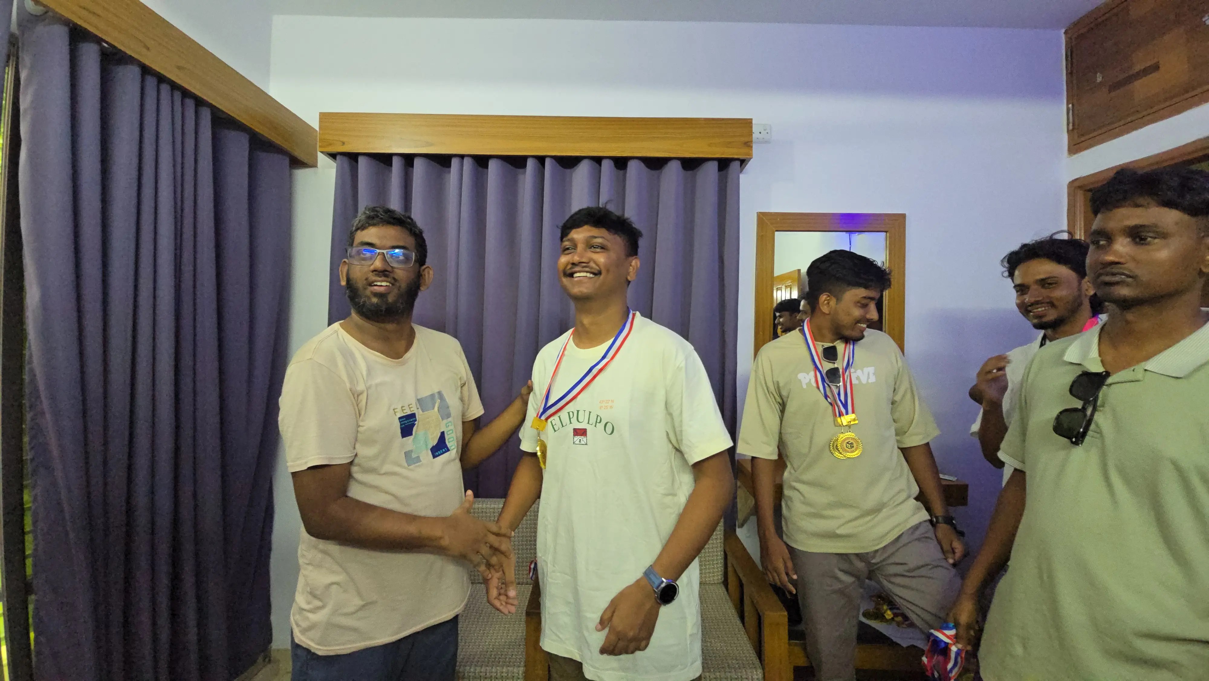 Nasim Winning Medal
