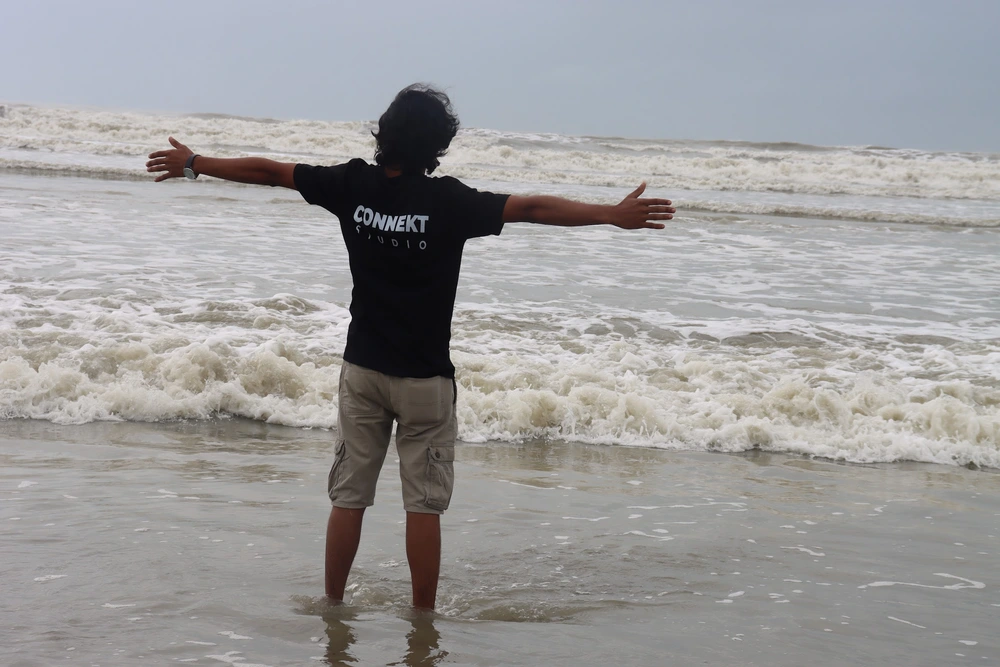 Rabbi in the Waves