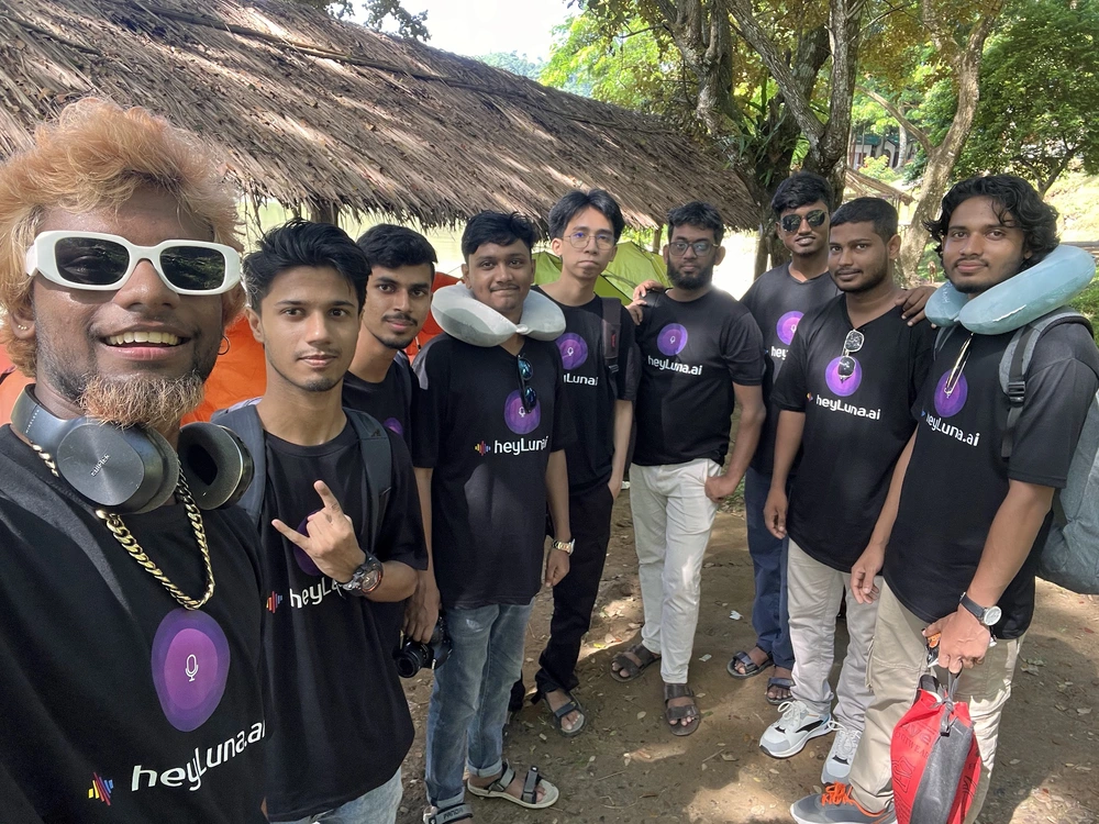 Gathering by Kaptai Lake