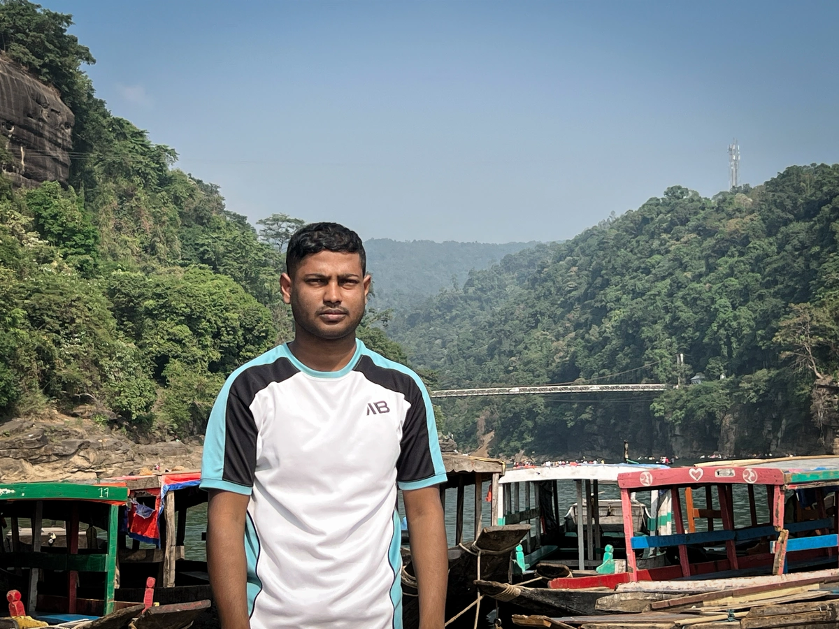 Akram at Jaflong