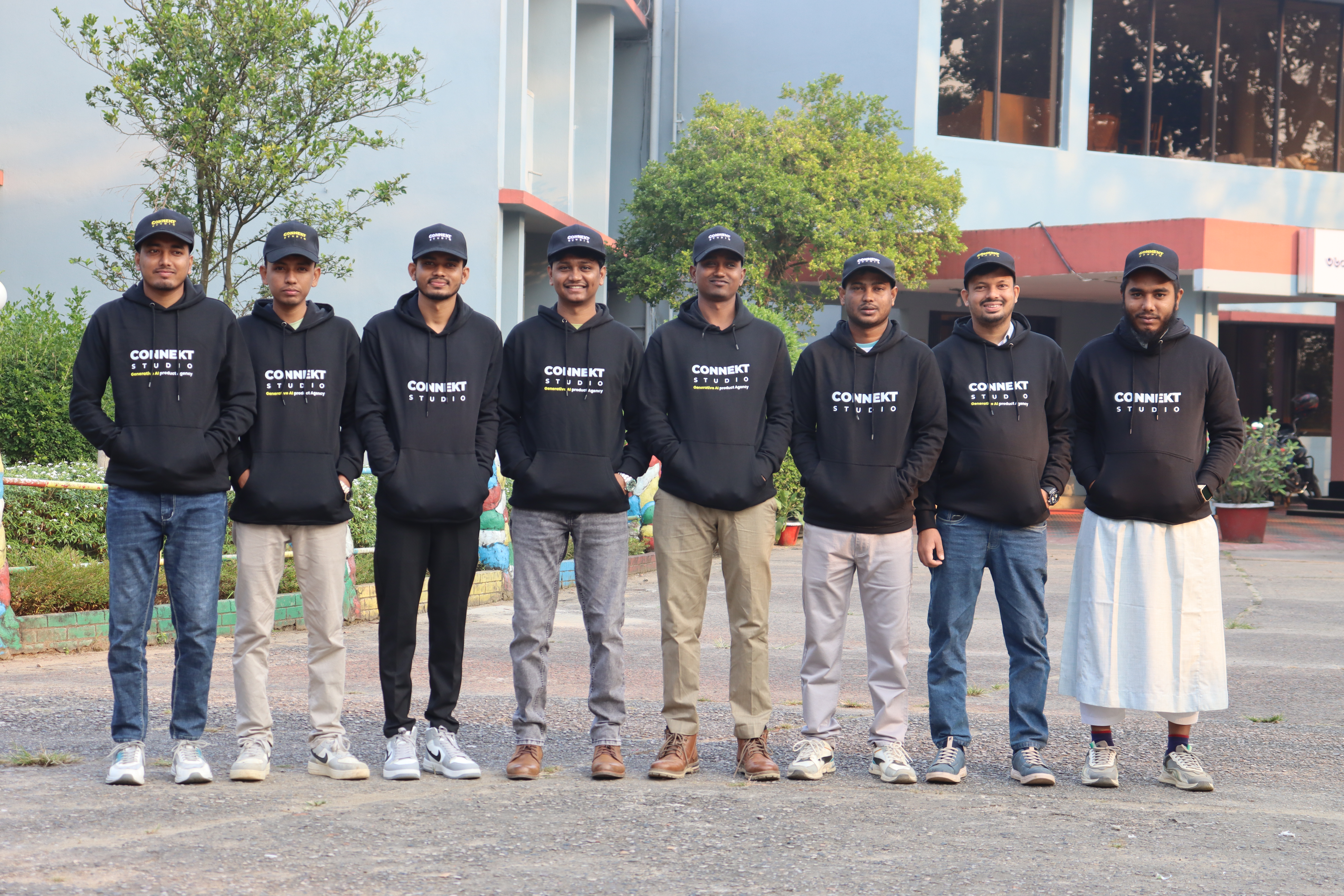 Team with Caps in Sylhet